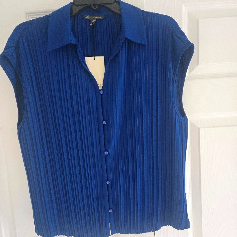 NWT Adrianna Papell  pleated top